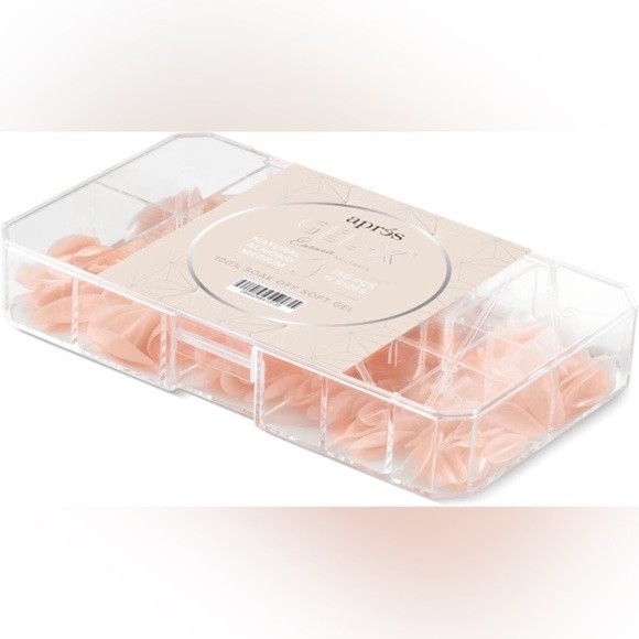 Apres Gel-X Neutrals Emma Nail Tips / Soft Gel Tip Box / Short Almond - Picture 1 of 5